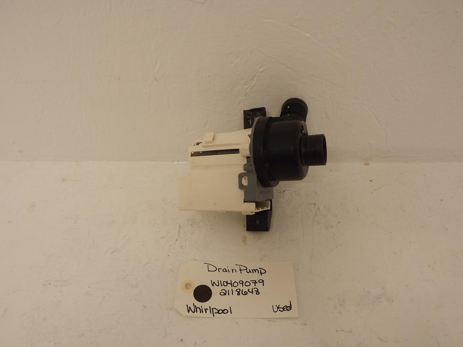 Whirlpool Washer W10409079 2118648 Drain Pump Used Whirlpool Washer W10409079 2118648 Drain Pump Used